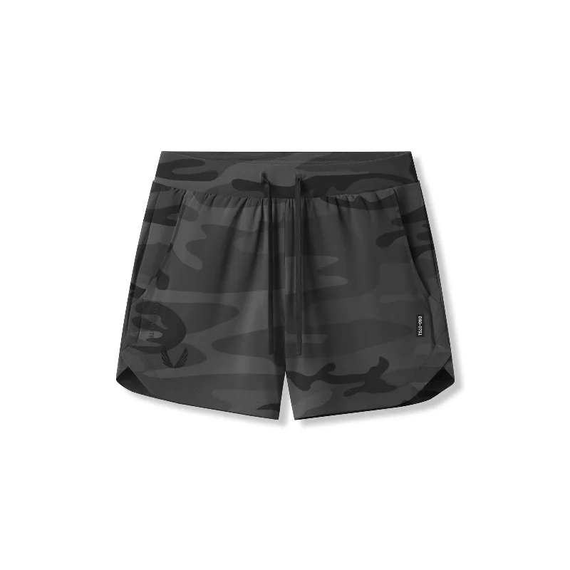 0751. Tetra-Lite™ 5"" Linerless Short - Black Camo ""Wings""