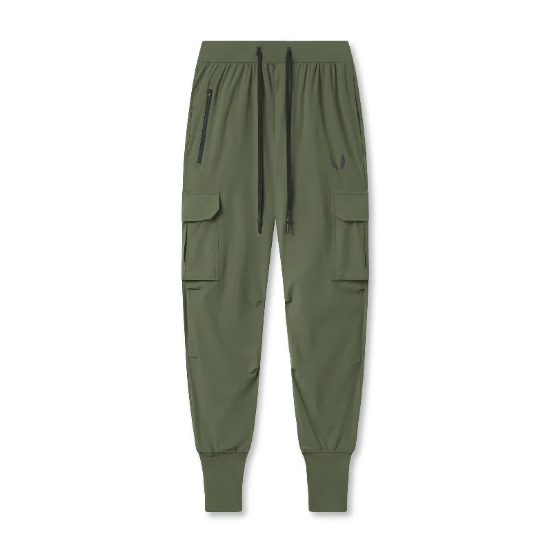 0825. Tetra-Lite™ Cargo High Rib Jogger - Olive