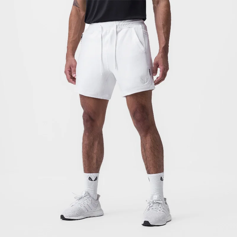 0867. Tech-Terry™ Sidelock Sweat Short -  White