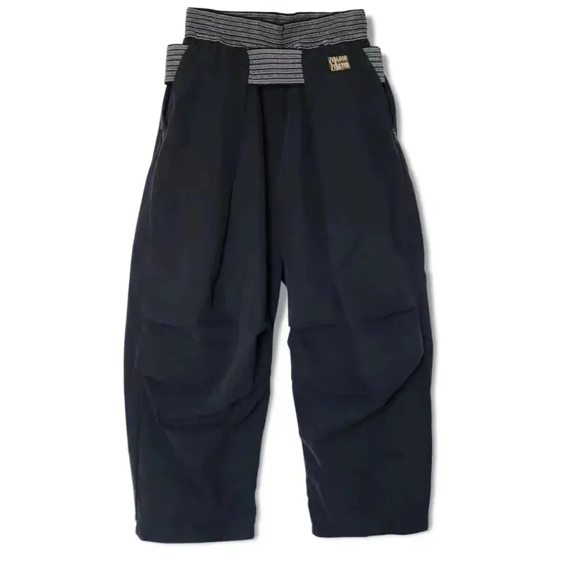 Hirata and Hongri Casual Cotton Pleated Paratrooper Pants for Men