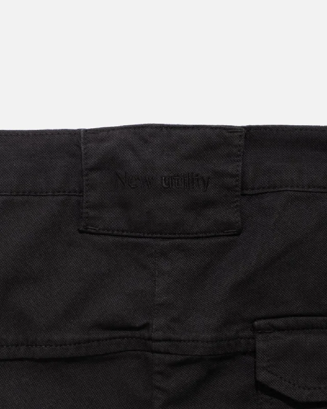 Utility Pant - Washed Black