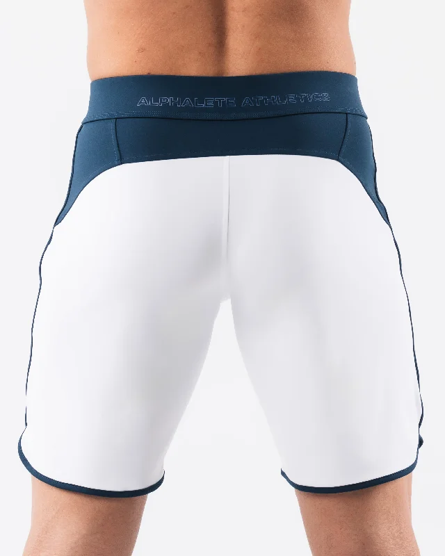 Crescent Boardshort - White Navy