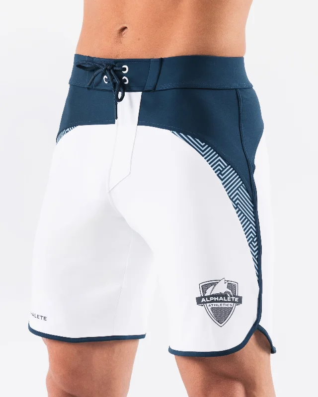 Crescent Boardshort - White Navy