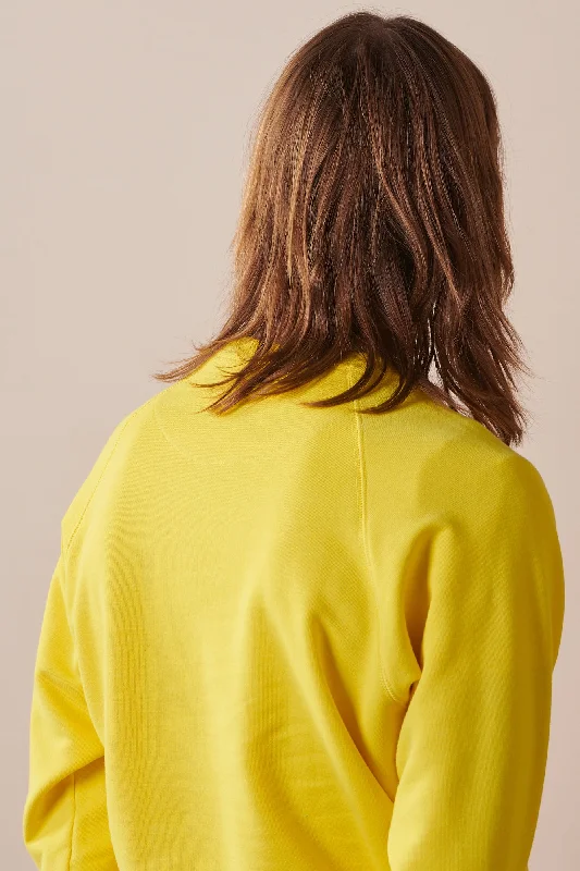 Men's Raglan Sweatshirt - Canary Yellow