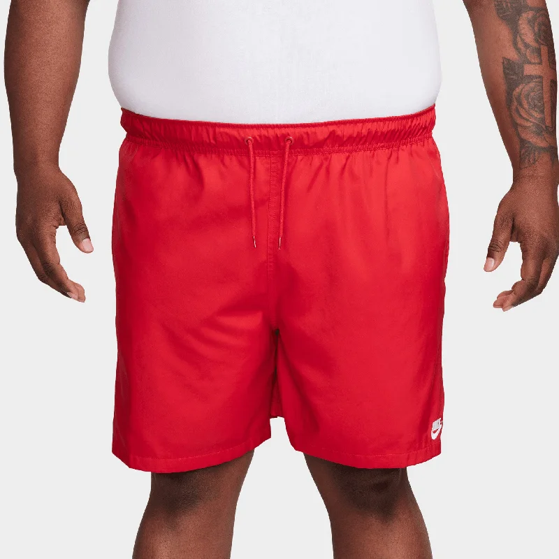 Nike Sportswear Club Flow Shorts University Red  / White