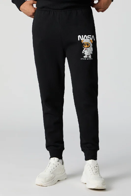 NASA Bear Graphic Fleece Jogger