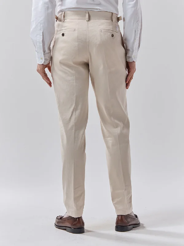 Batch 05 - Mens Cream Linen - Trouser