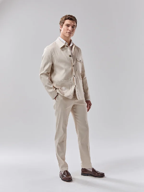 Batch 05 - Mens Cream Linen - Trouser