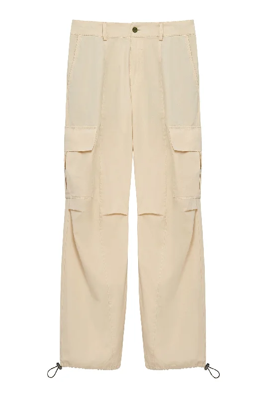 JAMIE - Organic Cotton Trouser Putty