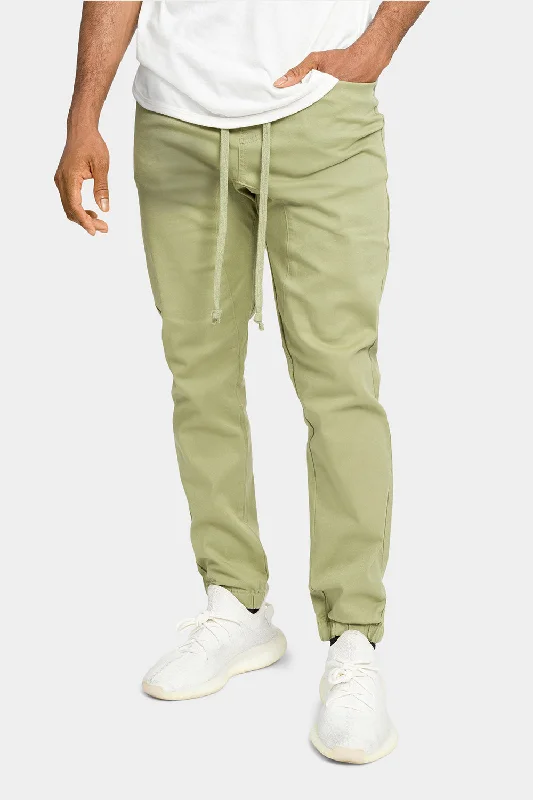 Men's Jogger Twill Pants (Pistachio)