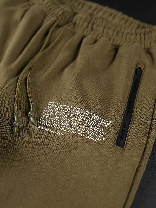 PROGRESS FITTED JOGGER- OLIVE