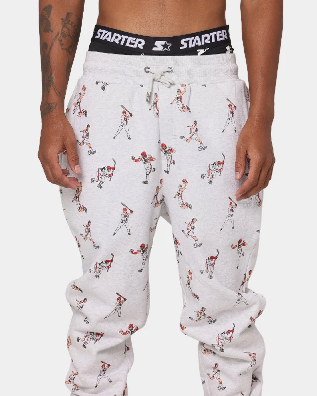 Starter Sports Stars Track Pants Pepper Grey