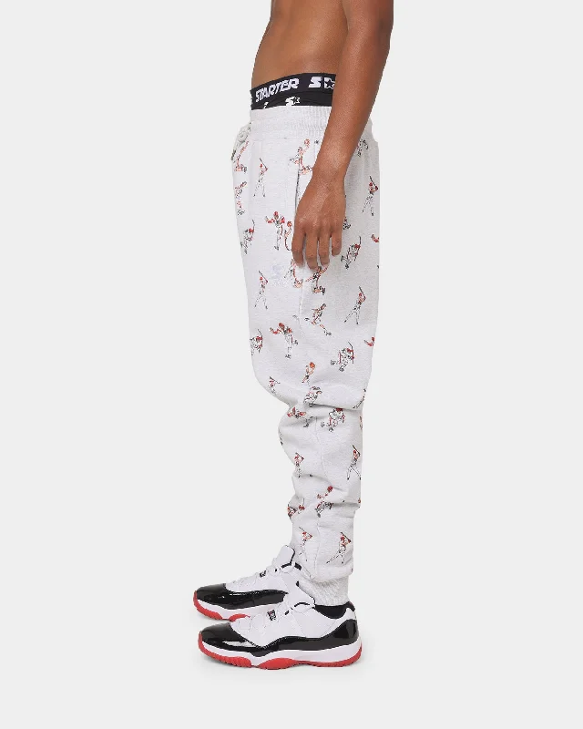 Starter Sports Stars Track Pants Pepper Grey