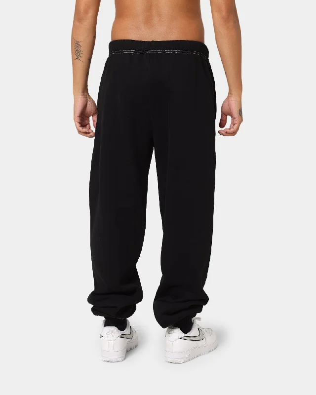 STAYCOOLNYC Puff Paint Sweat Pants Black