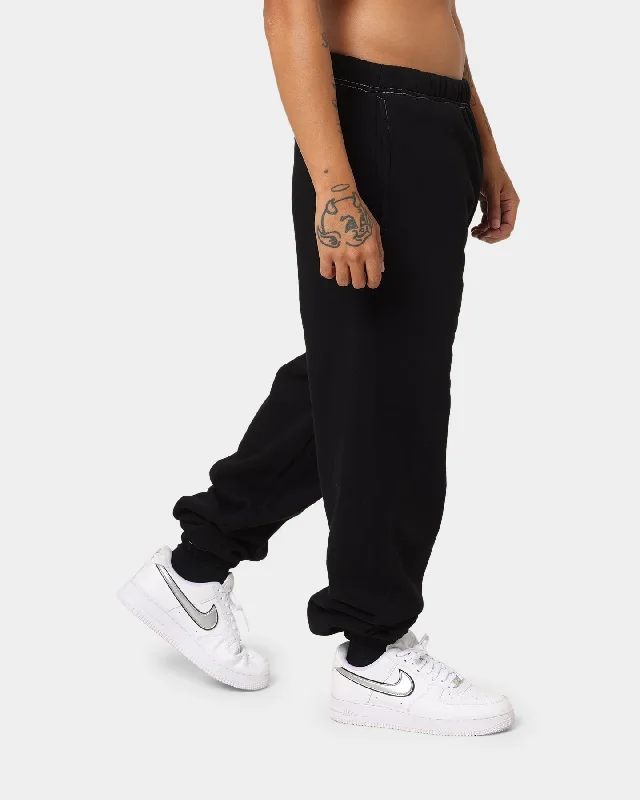 STAYCOOLNYC Puff Paint Sweat Pants Black