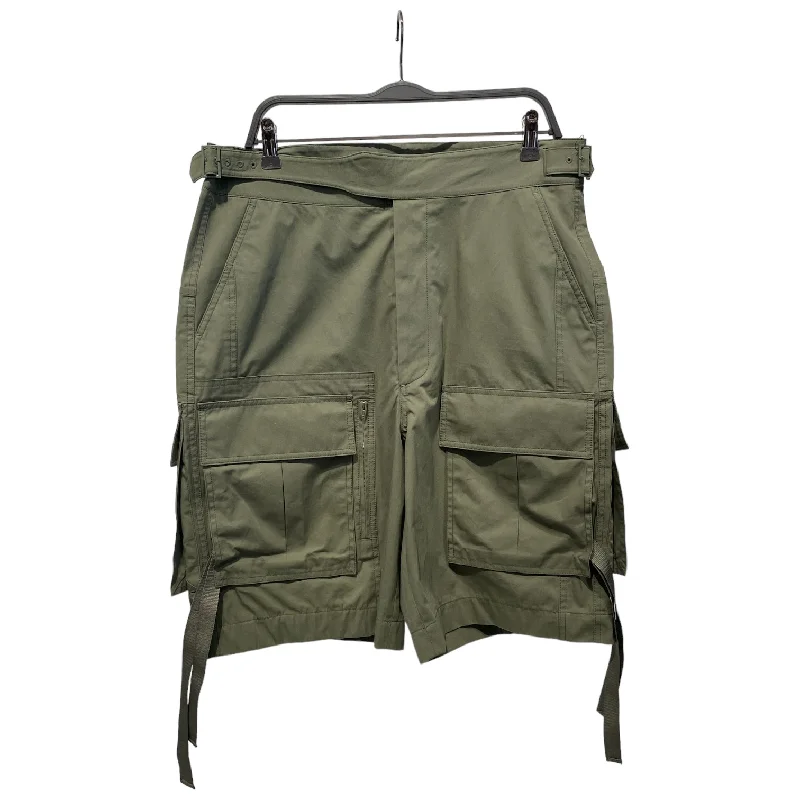 Juun.J/Shorts/L/Nylon/GRN/Double Cargo -