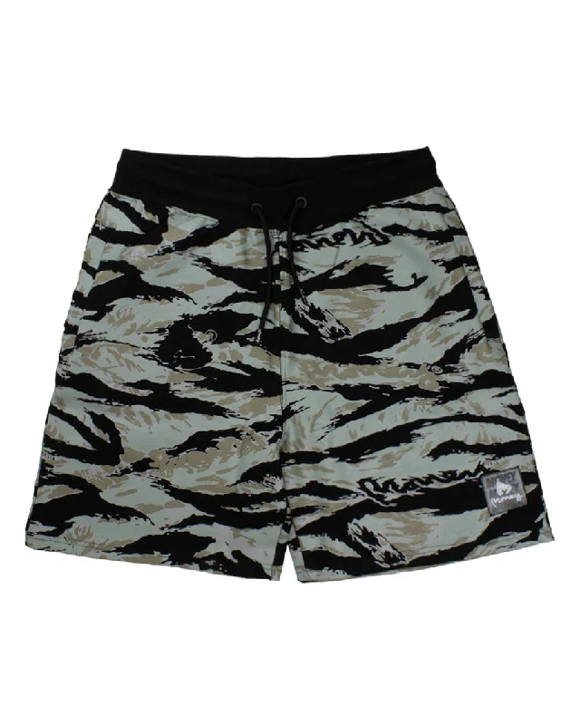 All-Over Tiger Camo Flc Short