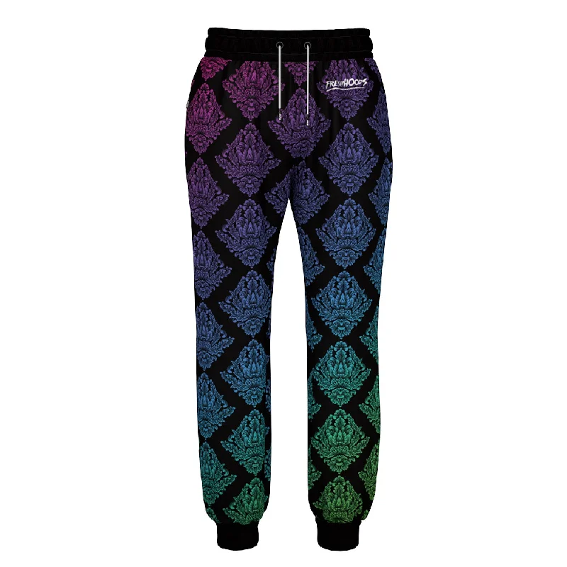 Baroque Grid Sweatpants