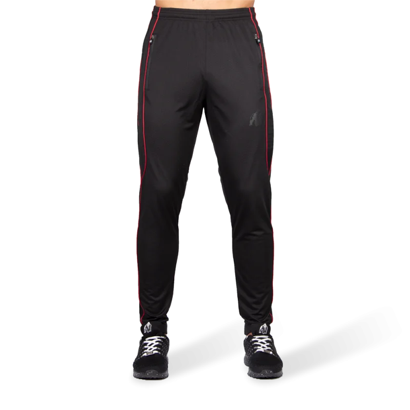 BRANSON PANTS - BLACK/RED