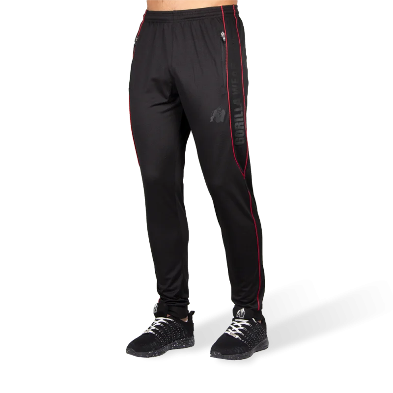 BRANSON PANTS - BLACK/RED