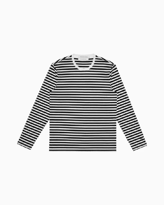 Calvin Klein STRIPE CREW NECK TEE J313870 wht/blk