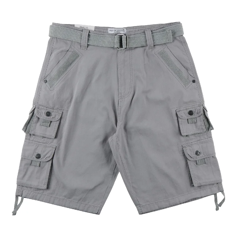 Men's Belted Cargo Shorts