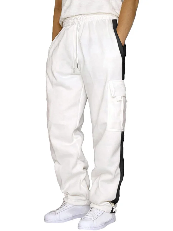 Men's Loose Multi-pocket Lanyard Pants