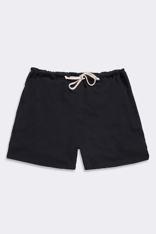 Men's Organic Lounge Shorts - Black