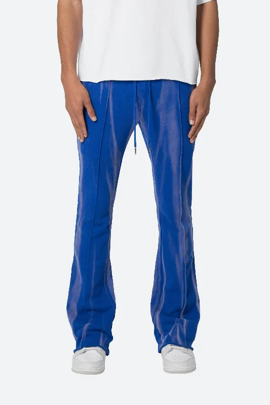 French Terry Flare Sweatpants - Blue