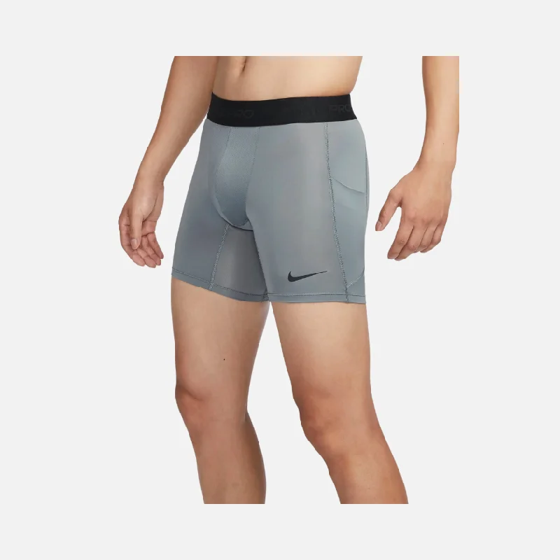 Nike Pro Men's Dri-FIT Fitness Shorts - Smoke Grey/Black