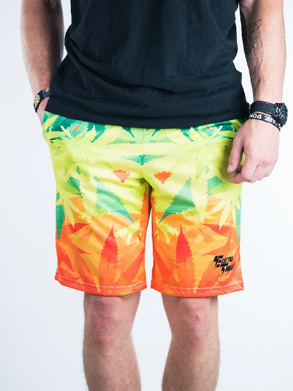 Rasta Ganja Shorts