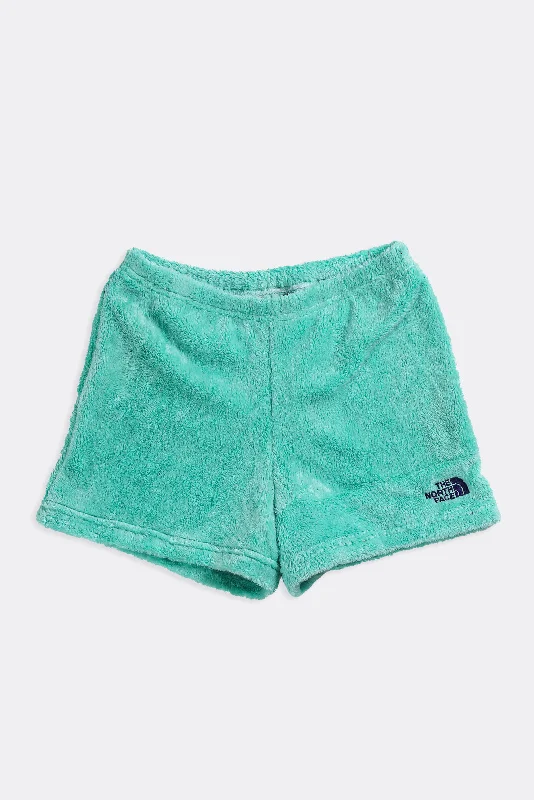 Rework North Face Fuzzy Shorts - XS