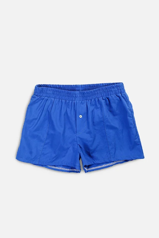 Rework Oxford Mini Boxer Shorts - S