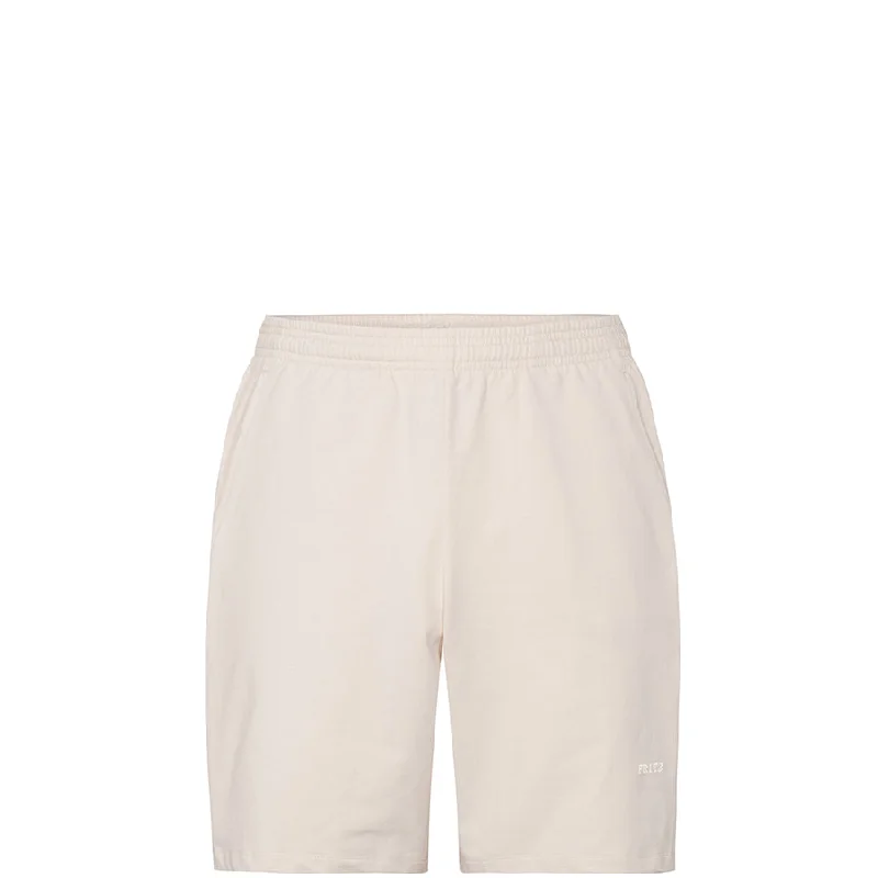 UNISEX ORGANIC COTTON SHORTS IN OFF-WHITE