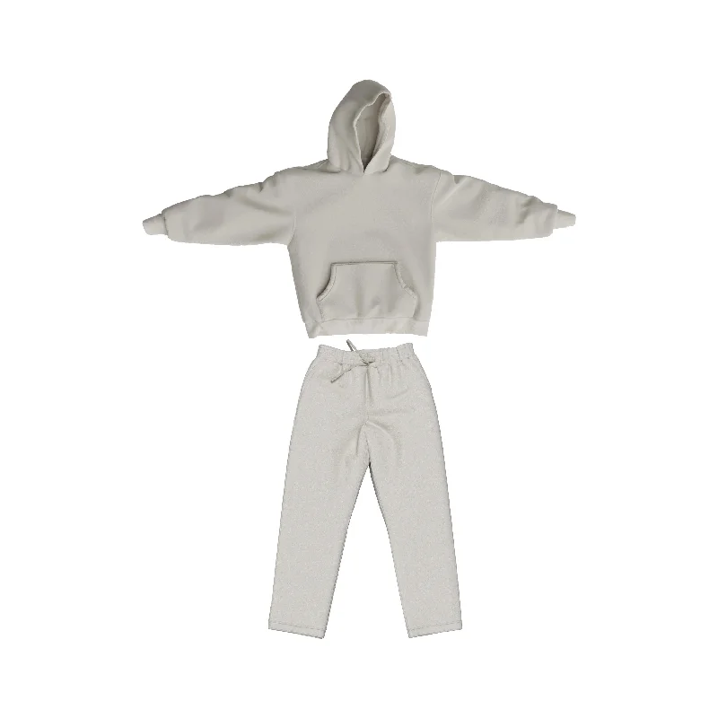 WHITE SWEATSUIT BUNDLE