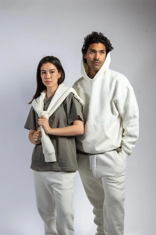 WHITE SWEATSUIT BUNDLE