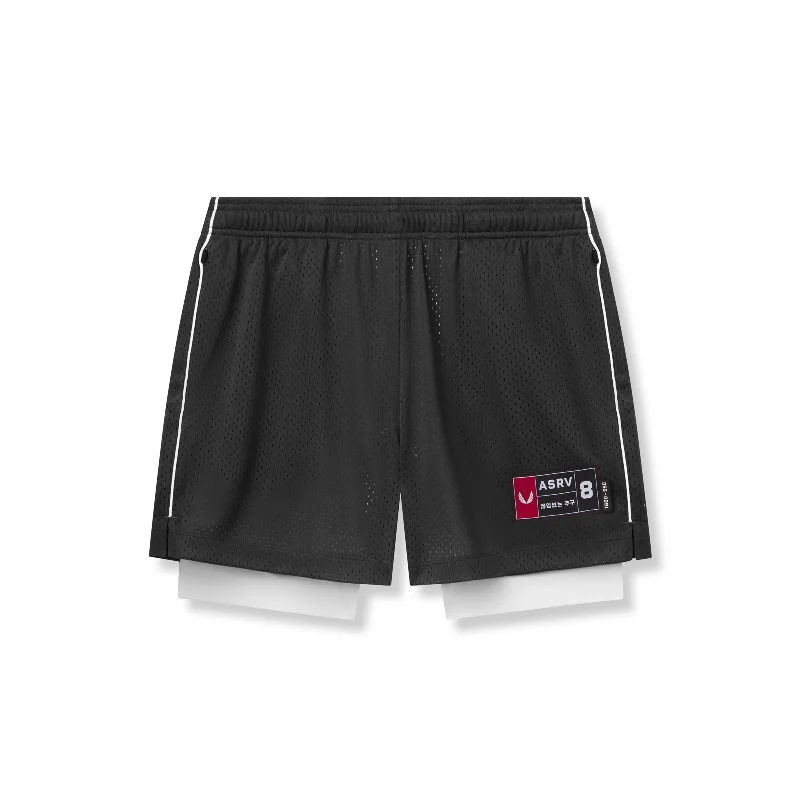 0991. Ion-Mesh 5"" Liner Short - Black