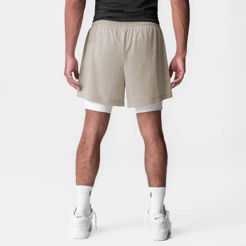 0991. Ion-Mesh 5"" Liner Short - Chai