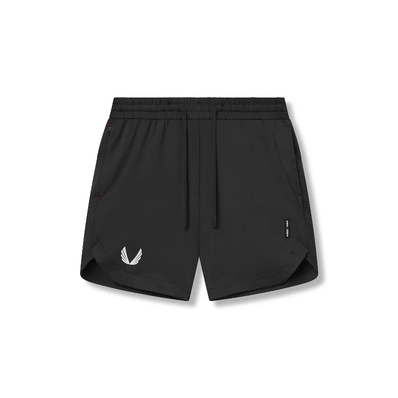 0994. AeroSilver® 7"" Linerless Short - Black