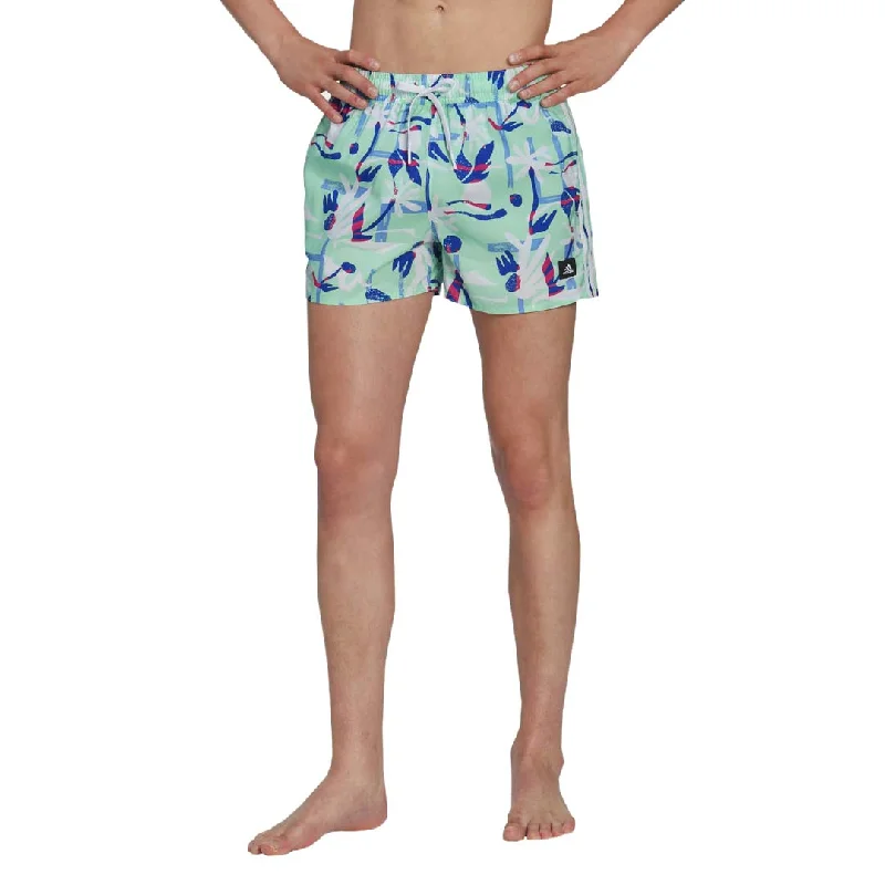 adidas - Men's Seasonal Floral CLX 3"" Swim Shorts (HT2120)