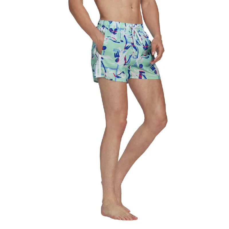 adidas - Men's Seasonal Floral CLX 3"" Swim Shorts (HT2120)