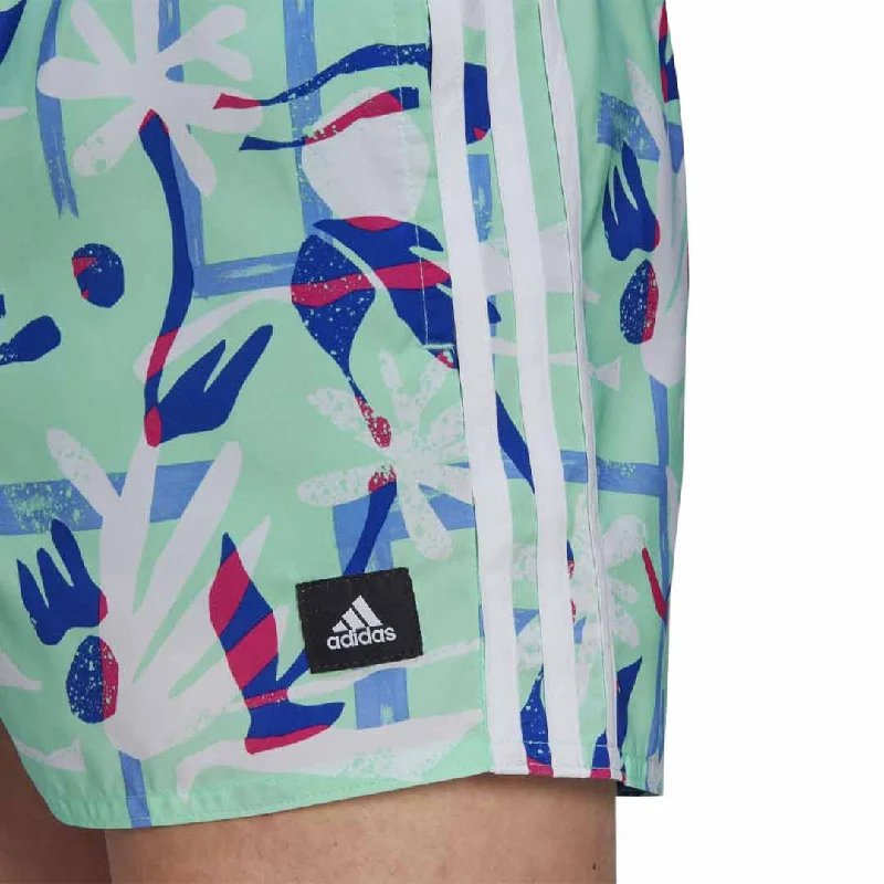 adidas - Men's Seasonal Floral CLX 3"" Swim Shorts (HT2120)