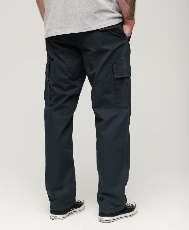 Organic Cotton Baggy Cargo Pants | Eclipse Navy