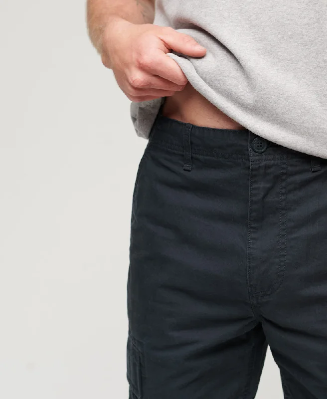 Organic Cotton Baggy Cargo Pants | Eclipse Navy