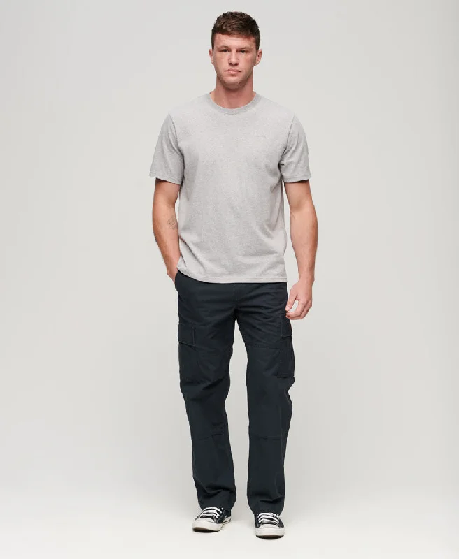 Organic Cotton Baggy Cargo Pants | Eclipse Navy