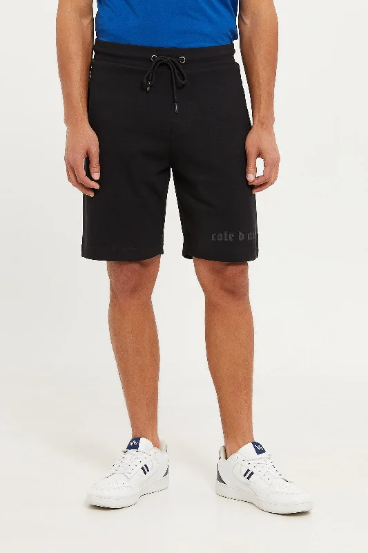 Men Black Lounge Shorts