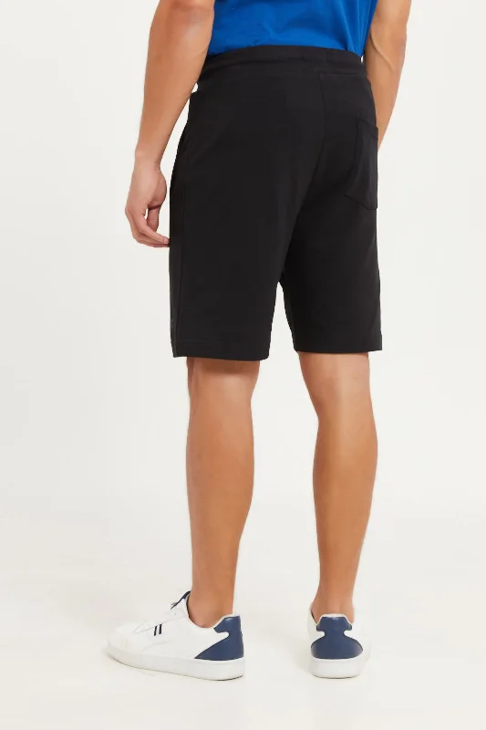 Men Black Lounge Shorts