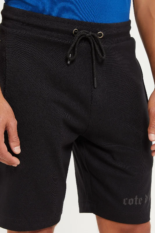 Men Black Lounge Shorts