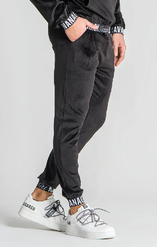 Black Montecarlo Elastic Joggers