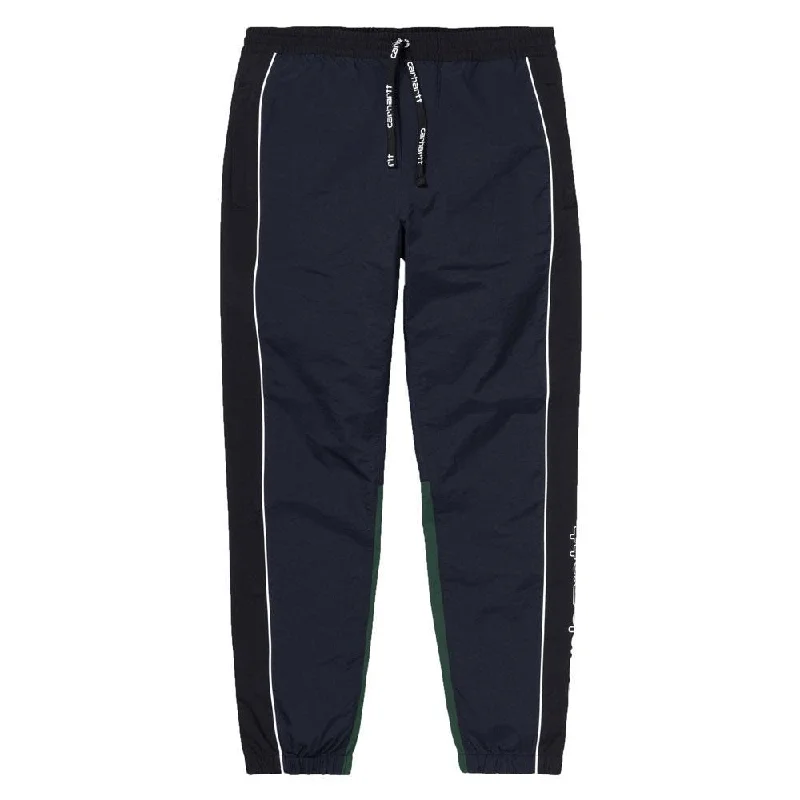 Carhartt WIP Mens Terrace Pants Joggers - Dark Navy / Black / Bottle green